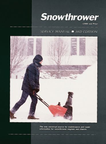 Snowthrower Service Ed 3, USED-Good, Penton Staff