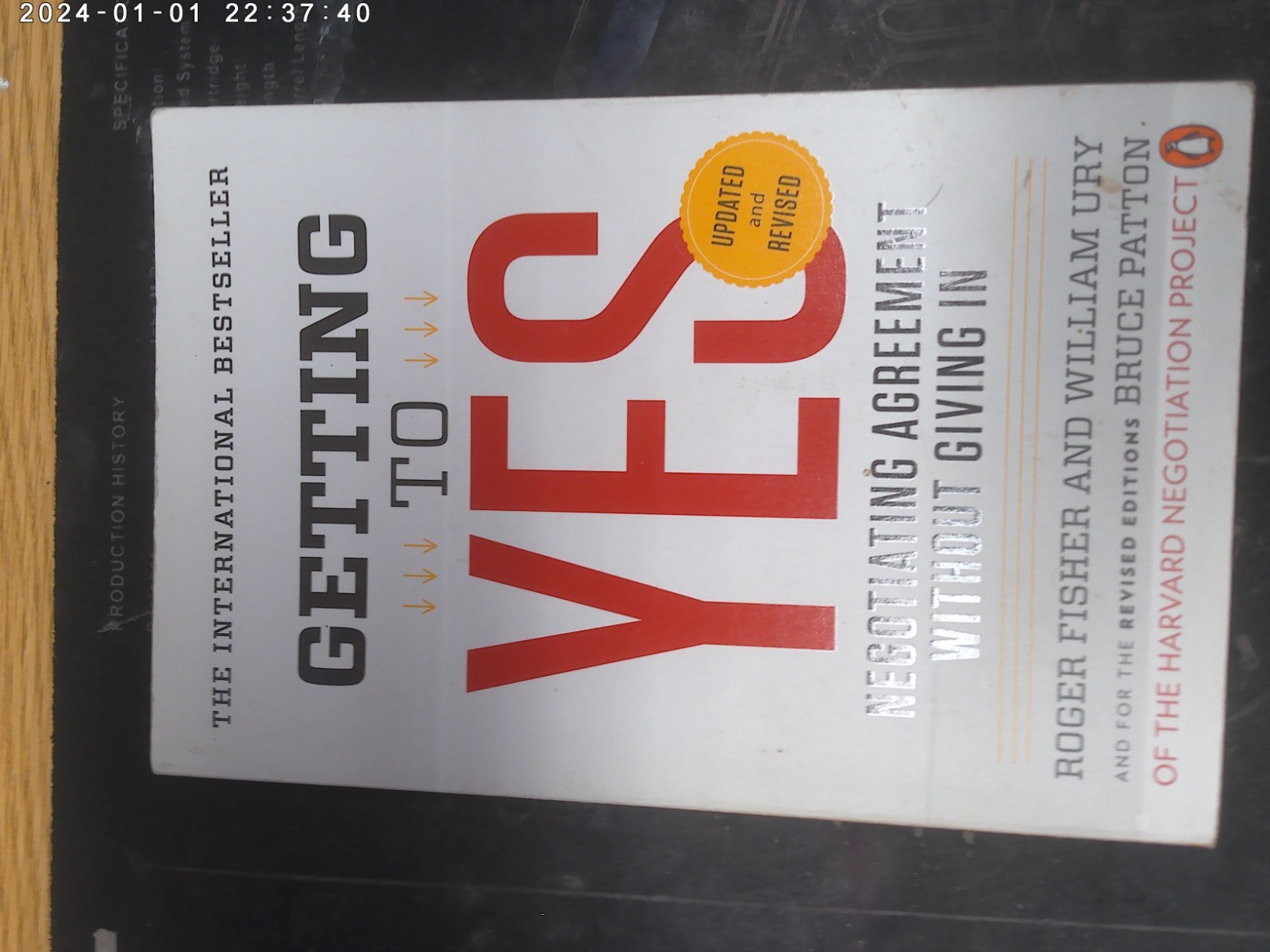 Getting to Yes: Negotiating Agreement Without Giving In