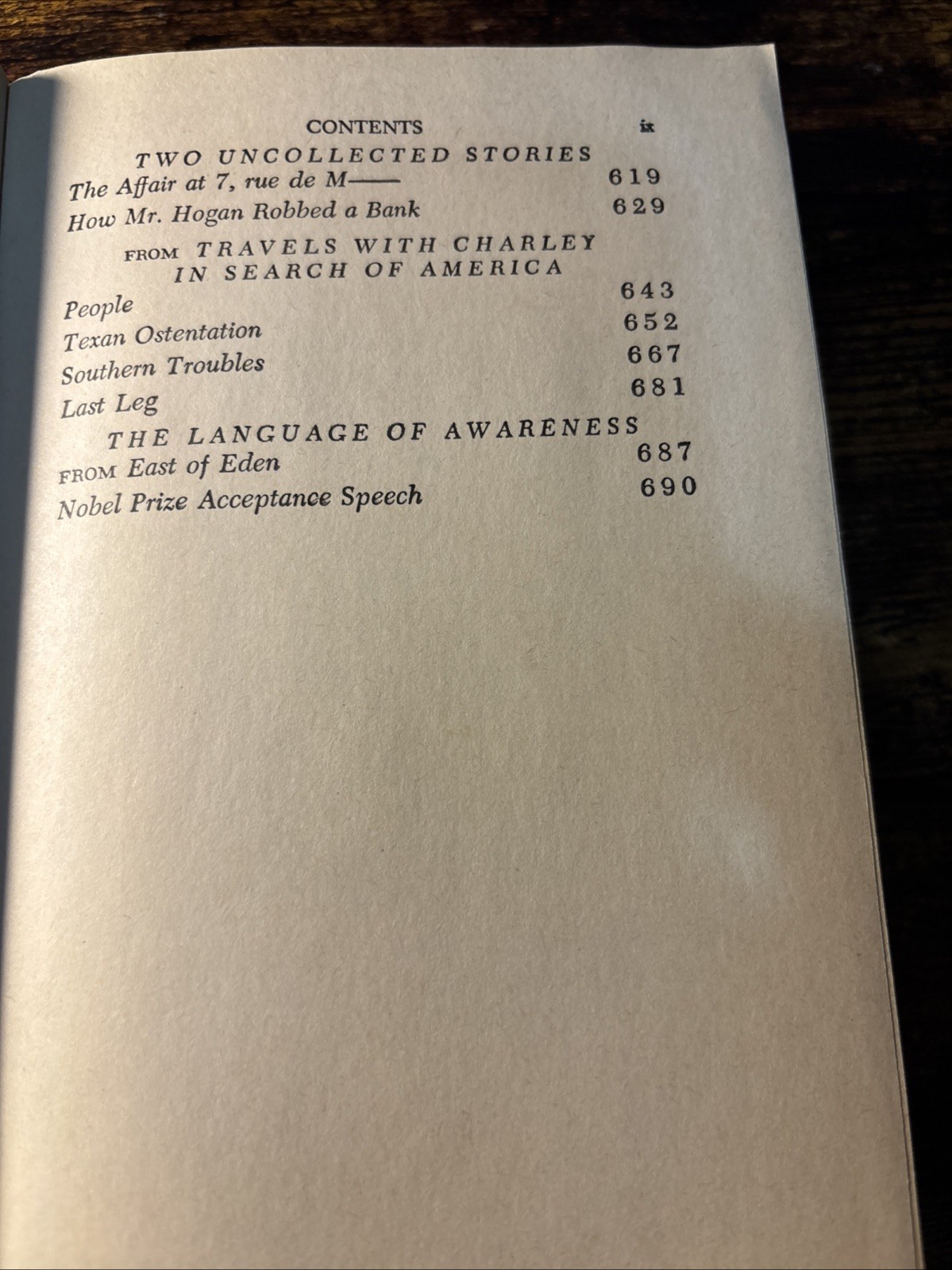 The Portable Steinbeck Revised And Enlarged Edition 736 Pages 1978 Penguin