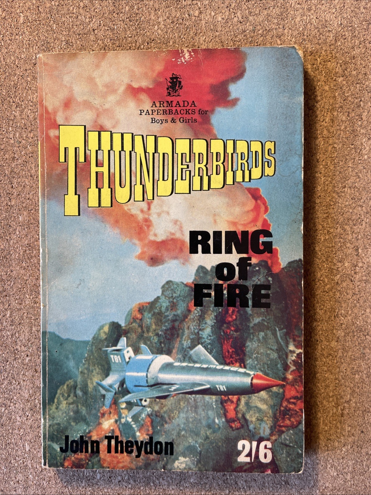 Thunderbirds : Ring Of Fire By John Theydon UK Paperback G to VG 1966 1st Ed