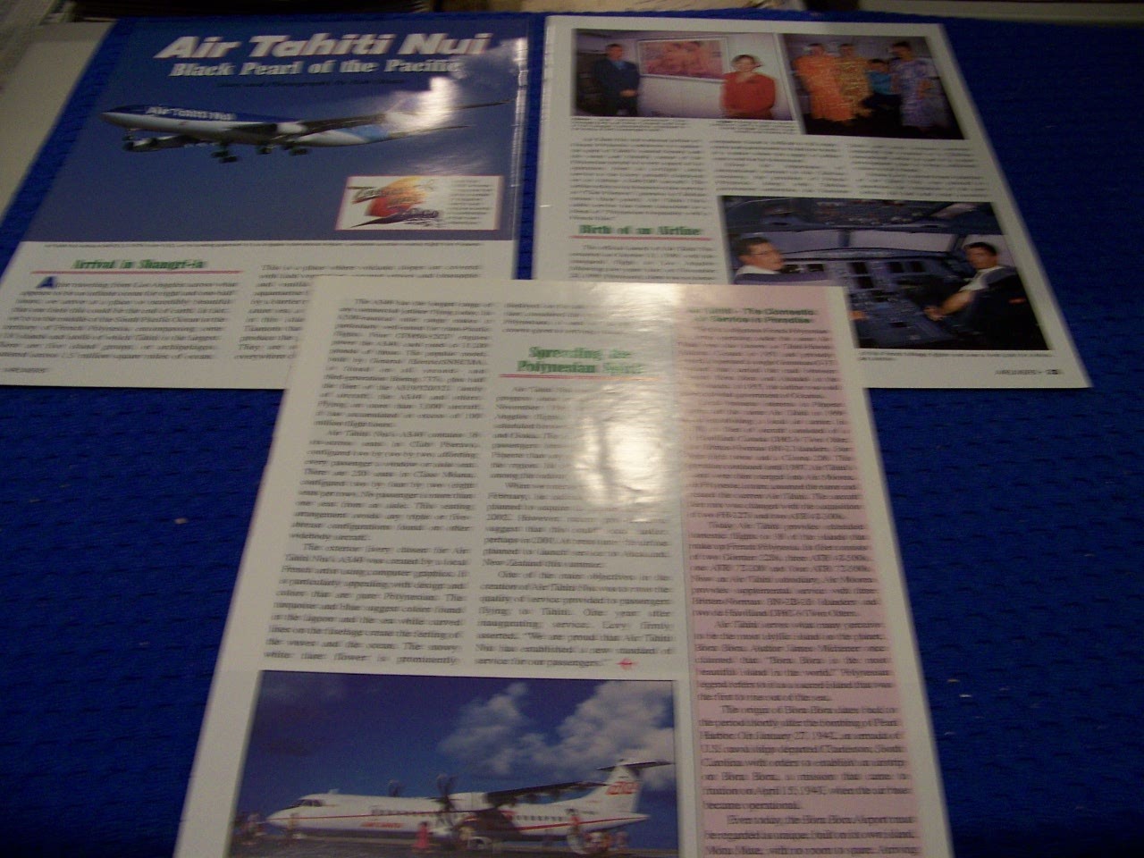 1990: AIR TAHITI NUI & ALLEGIANT AIR « HOMETOWN AIRLINE »..HISTORY/PHOTOS (145SS)