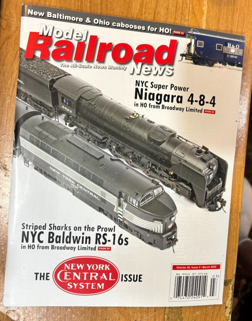 Model Railroad News Magazine March 2020 – NYC Baldwins RS-16s