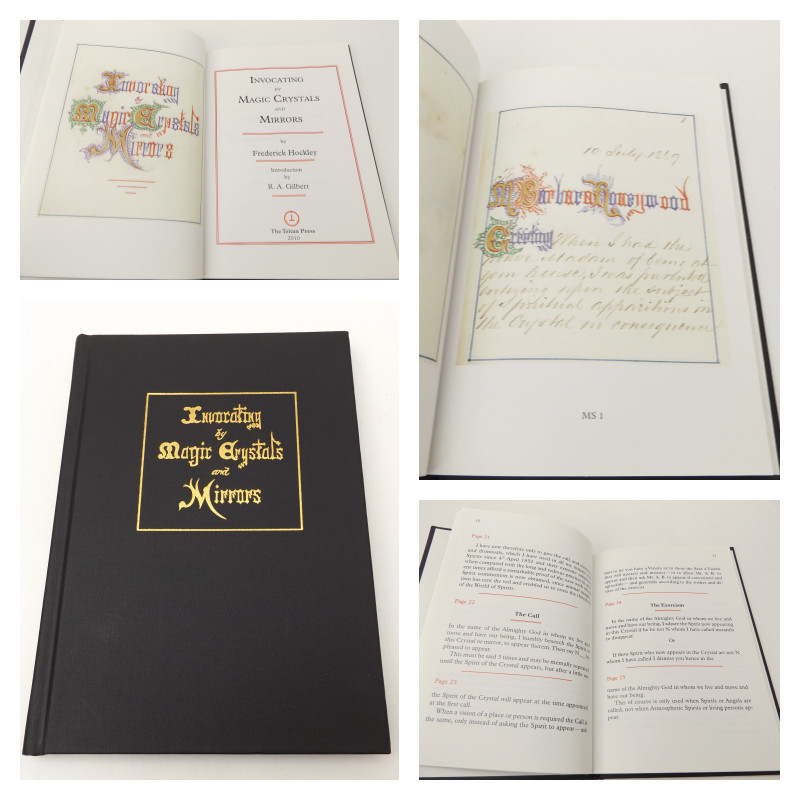 2010 INVOCATING by MAGIC CRYSTALS and MIRRORS 1st Ed by Frederick Hockley OCCULT