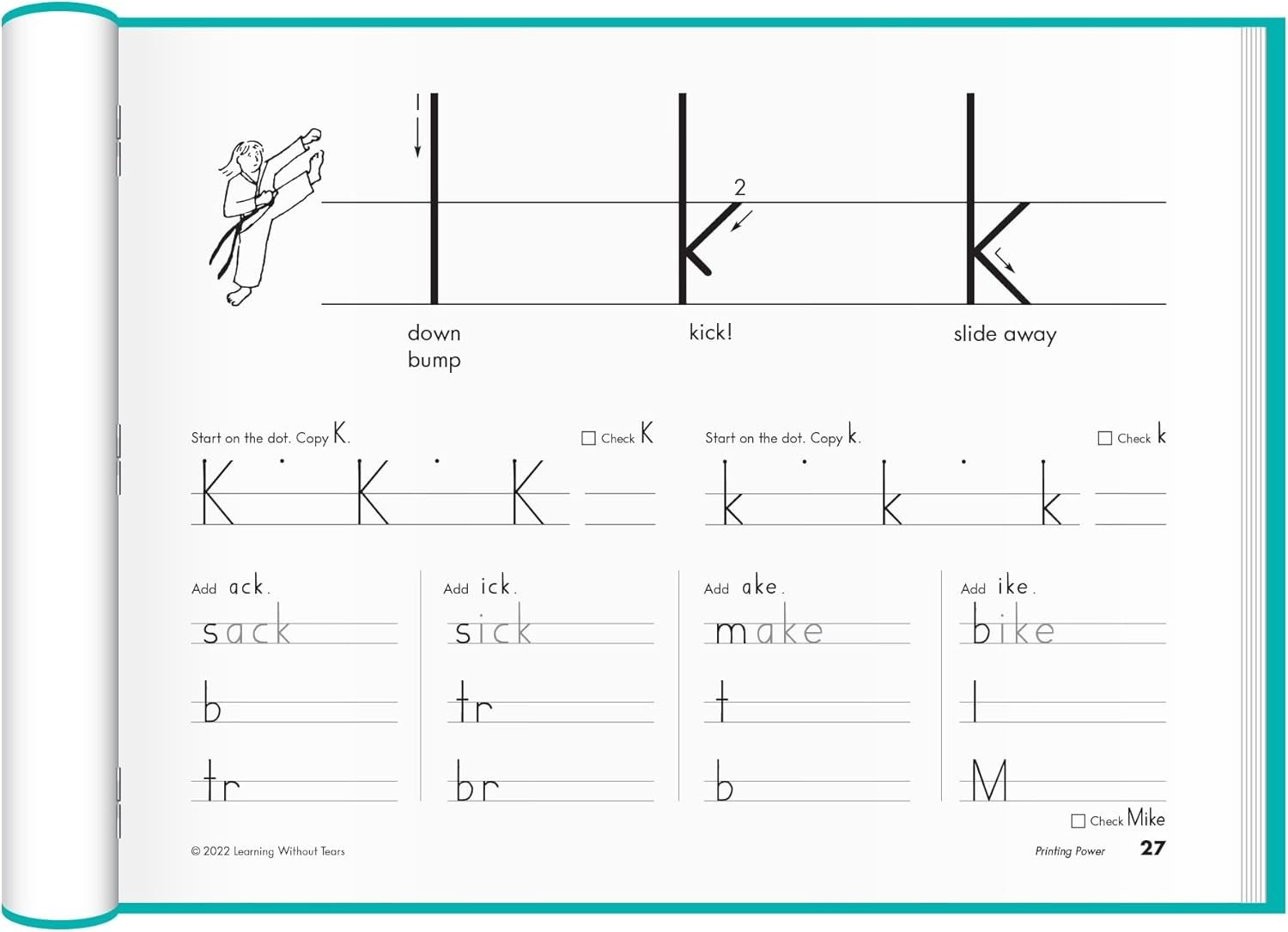 Printing Power, Student Workbook, Age 7+, 2nd Grade+, Handwriting Practice, W…