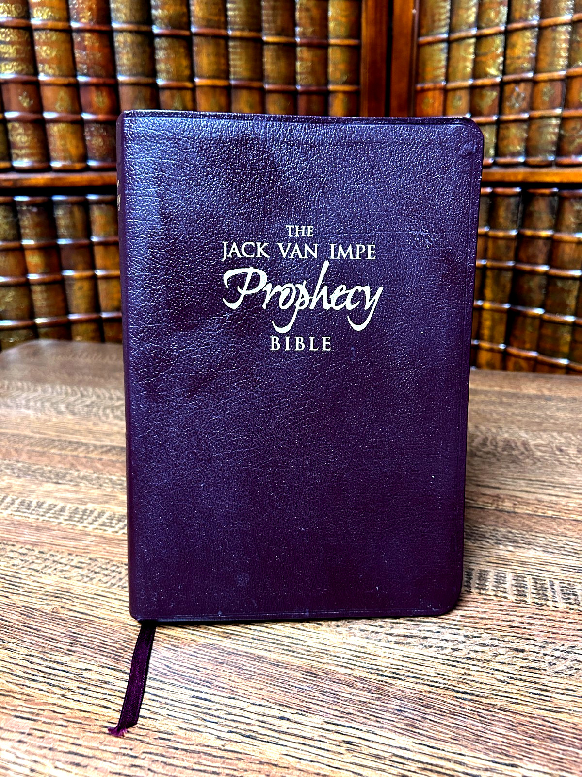 The Jack Van Impe Prophecy Bible, 1997 Burgandy Leather, Holy Bible