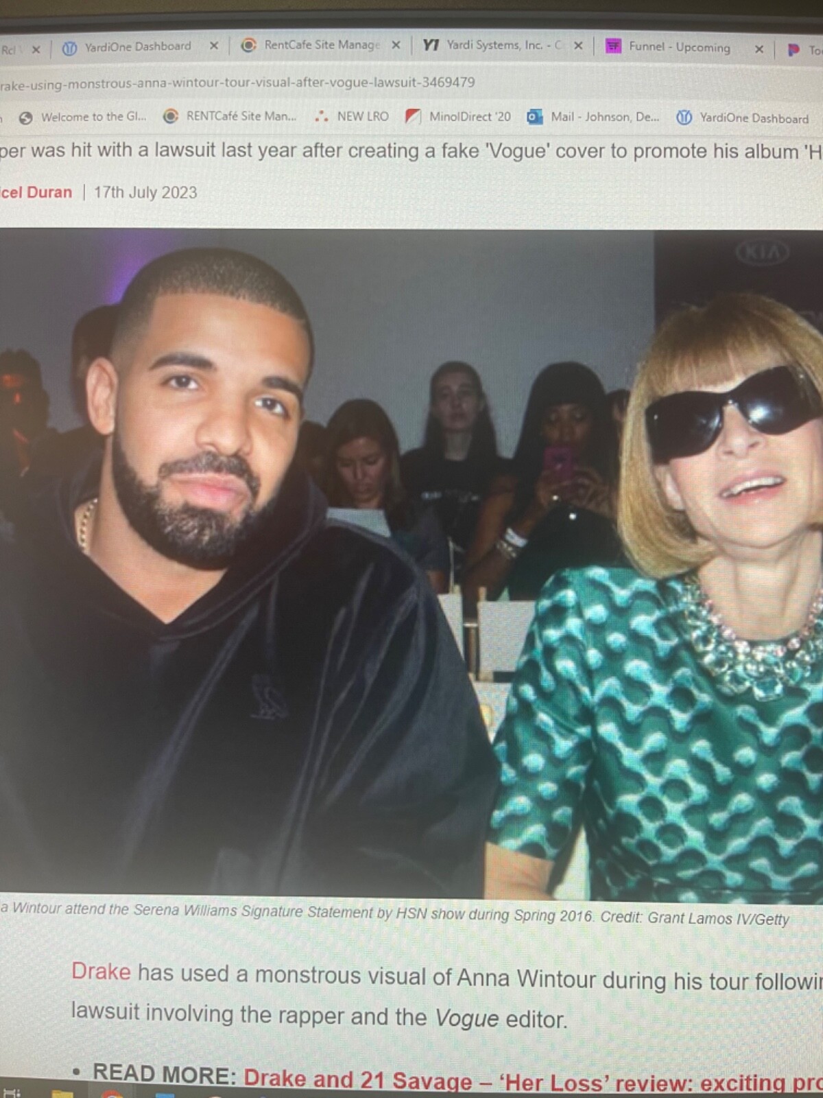 Drake & 21 Savage Her Loss Promotional Vogue