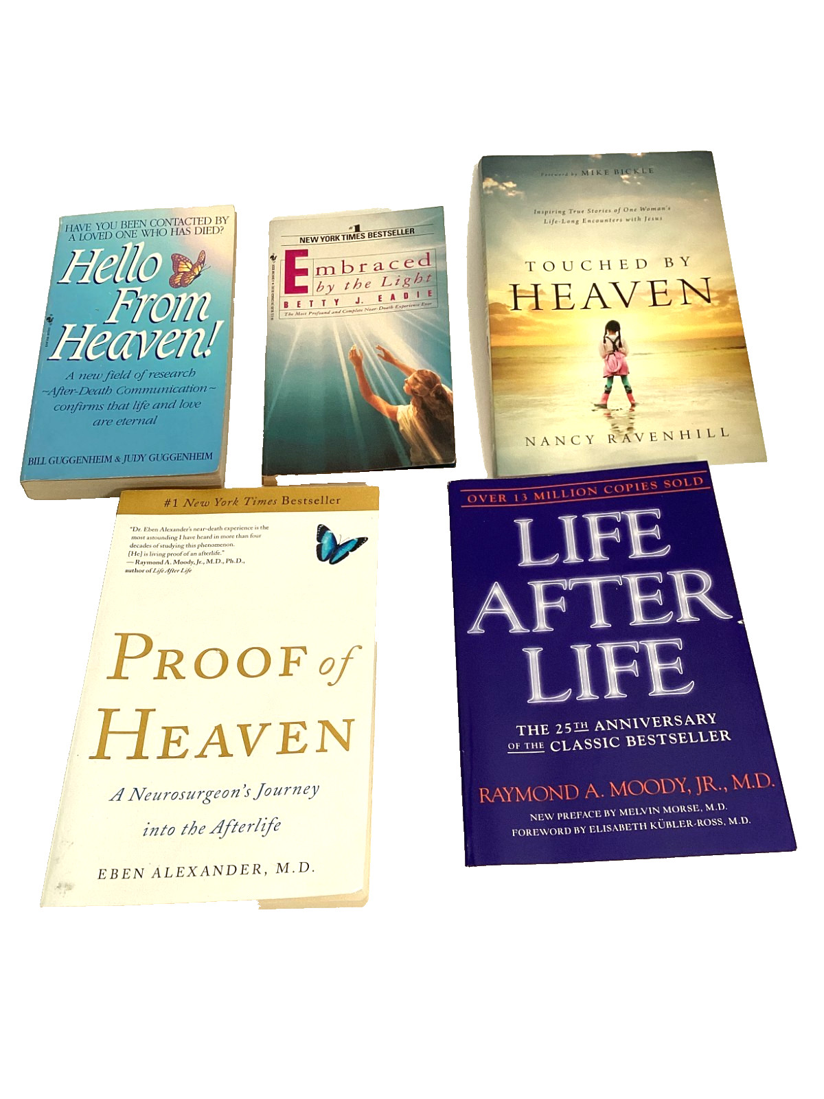 NDE Near Death Experience Books Lot of 5 Spiritual Afterlife Collection Set