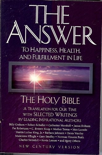 The Answer: To Happiness, Health, and Fulfillment in Life : The Holy Bibl – GOOD