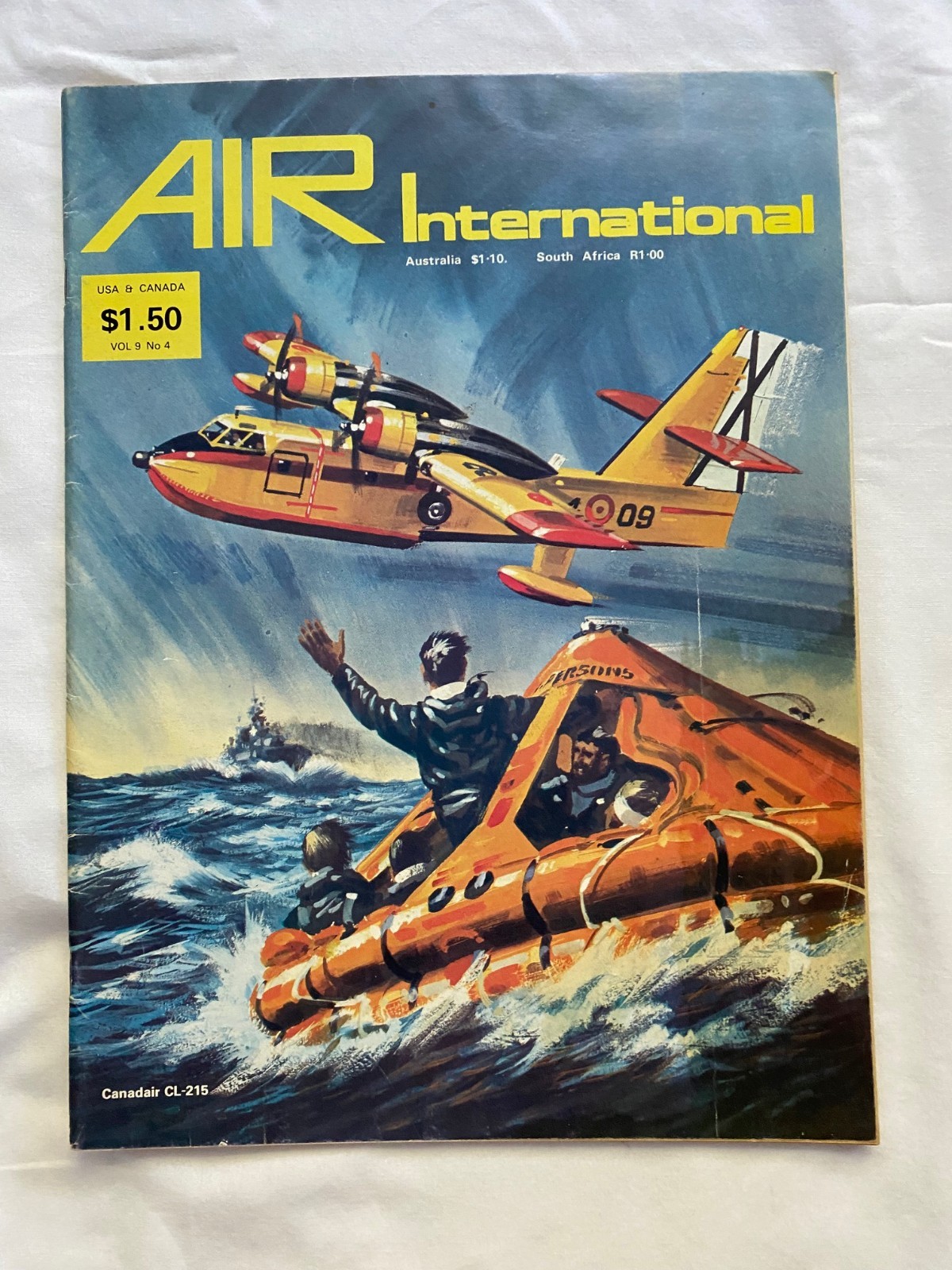 Air International October 1975 Canadair CL-215 Ju 52/3m British Airways India