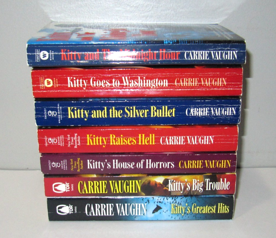 Lot of 7 Kitty Norville books by Carrie Vaughn PB Urban Fantasy