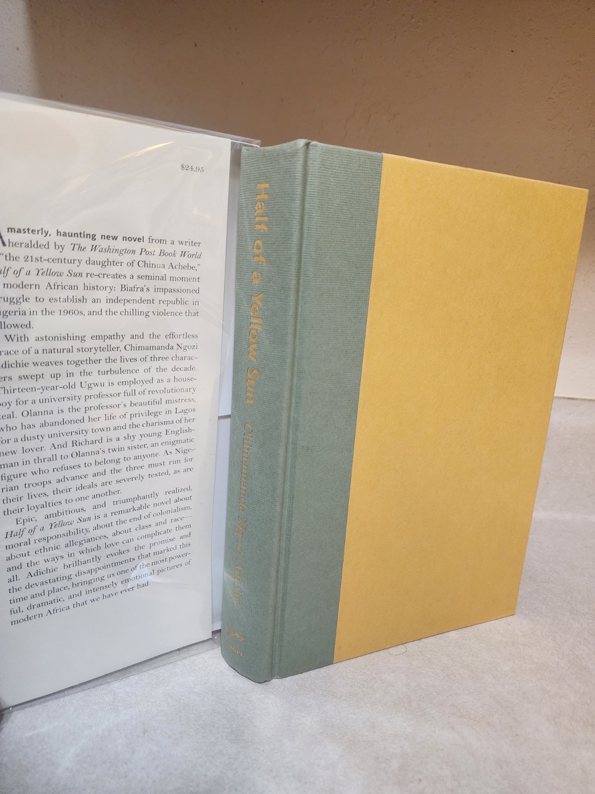HALF OF A YELLOW SUN Chimamanda Ngozi Adichie SIGNED 1st Edition First Printing