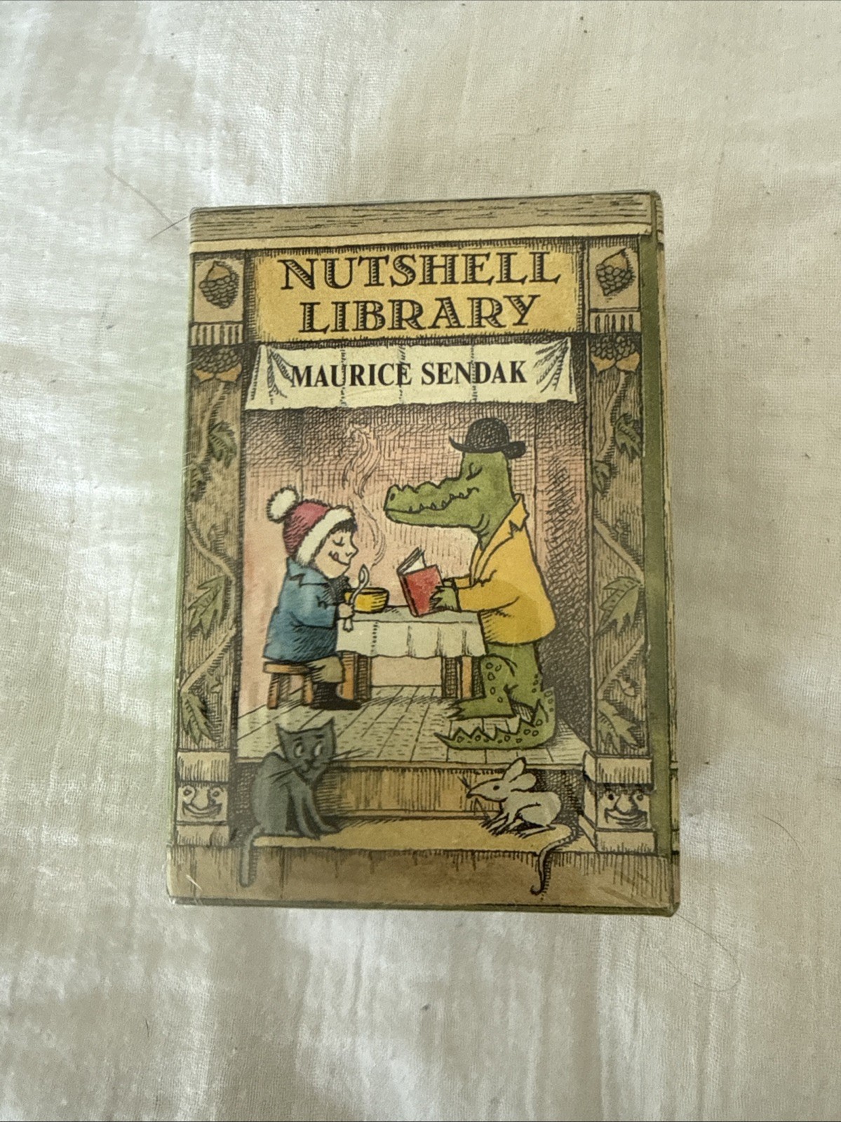 Vintage Nutshell Library by Maurice Sendak/ Happer and Row 1962 (4 Mini Books)