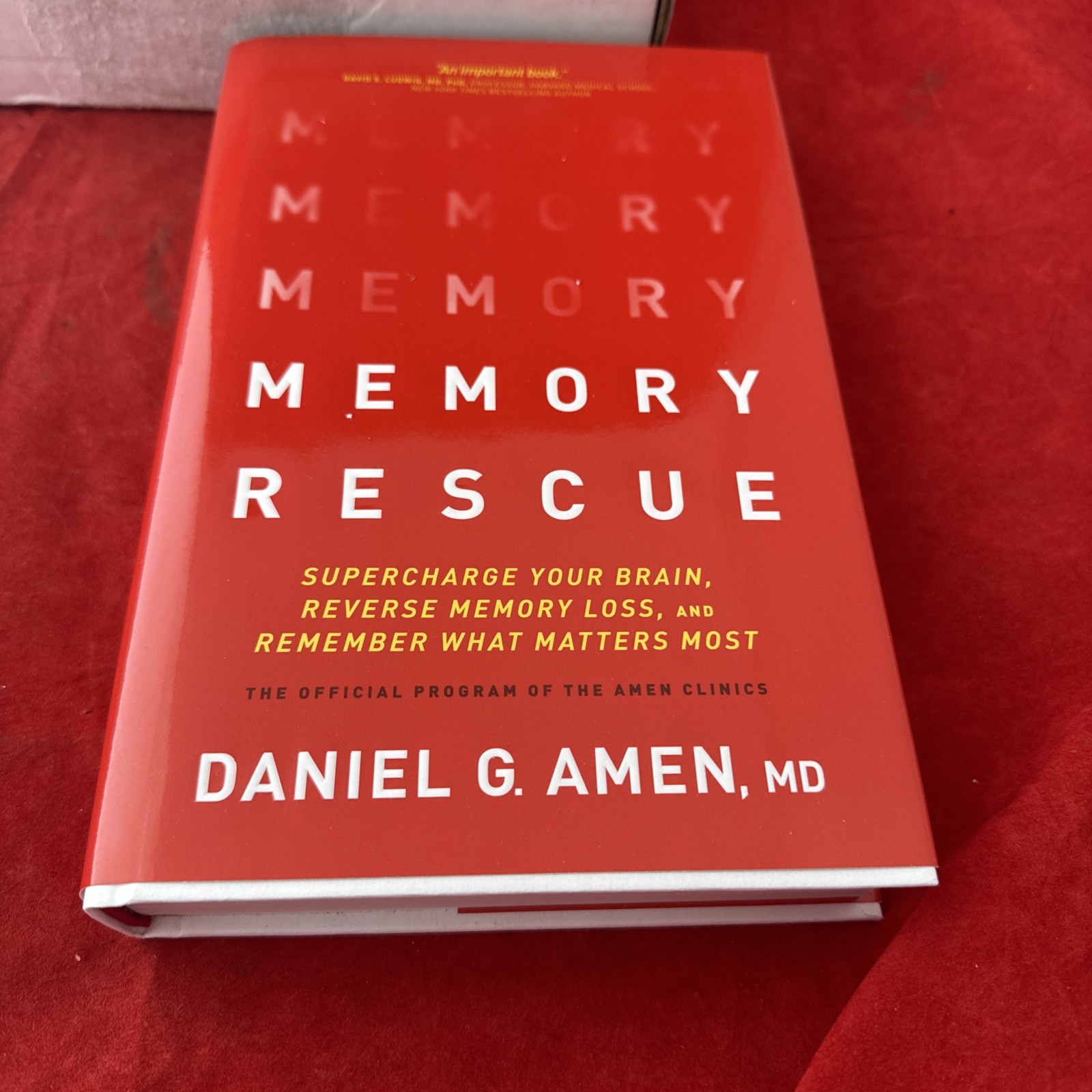 Dr. Daniel Amen&rsquo;s Memory Rescue Master Package Book Workbook 2 DVD’s CD