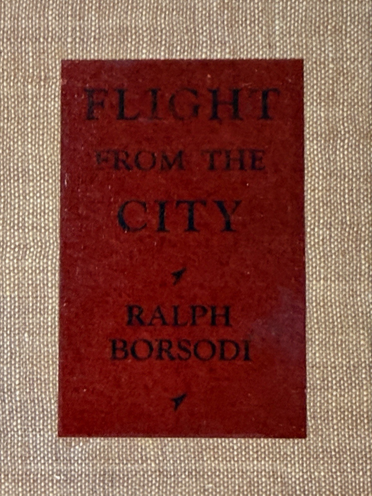 1933 Rare 2nd Printing: Ralph Borsodi Flight from the City 🌾Homestead manifesto