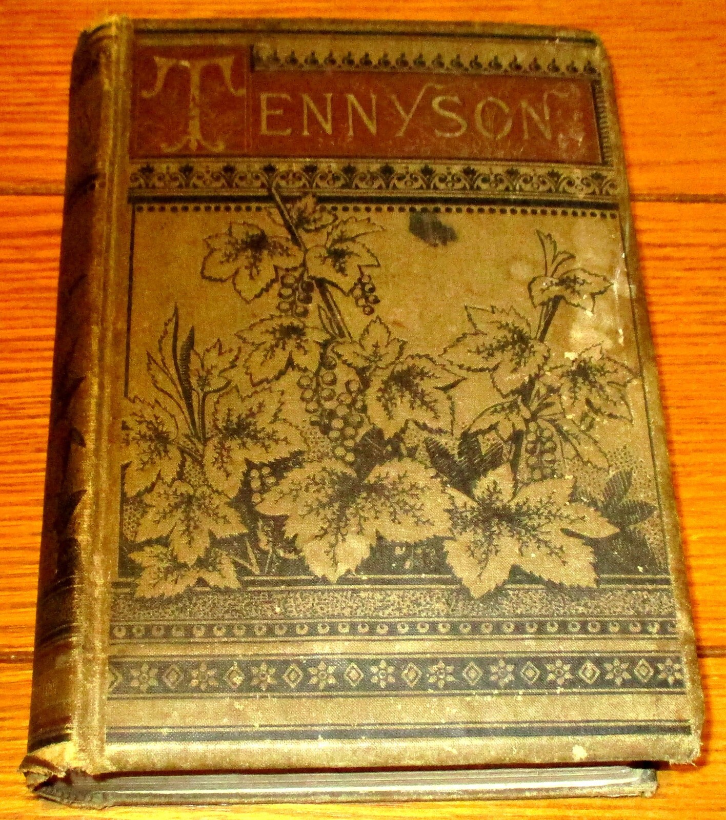 1884 The Complete Works of Alfred Tennyson H/C 482 Pages RARE!!!!!