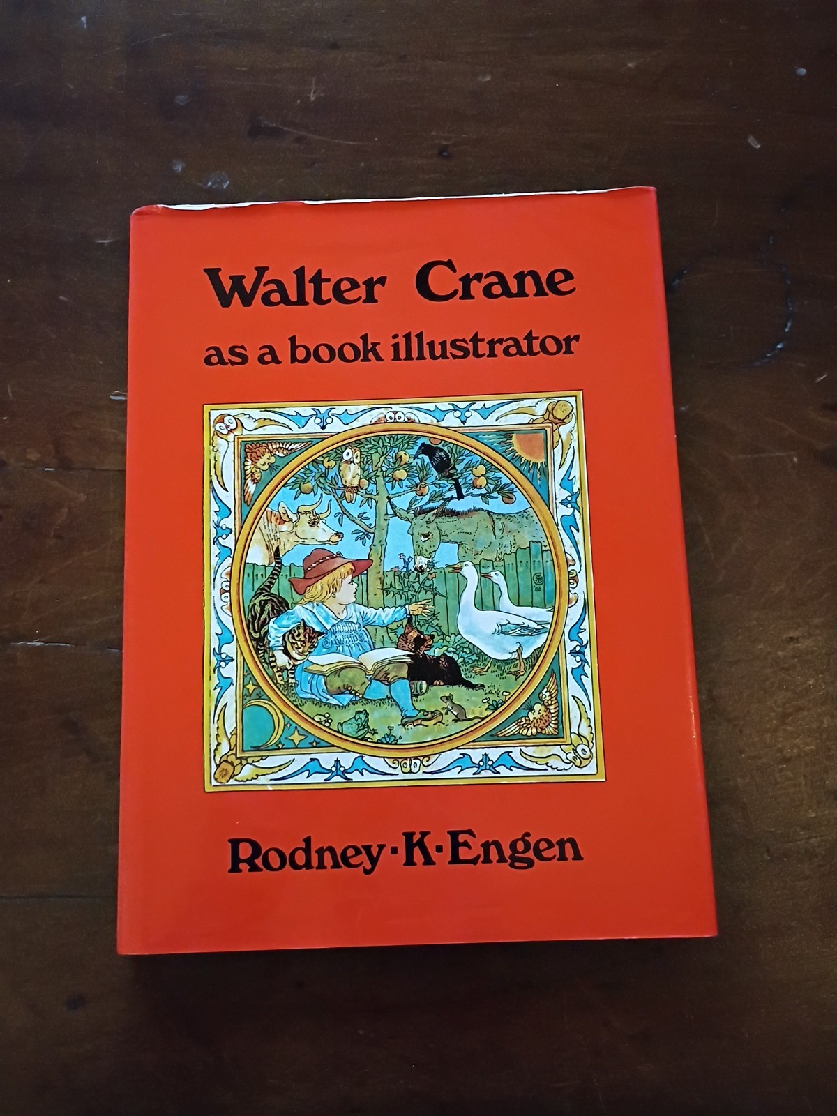 Walter Crane as a Book Illustrator Rodney K Engen 1975 First Ed Hardcover DJ VGC
