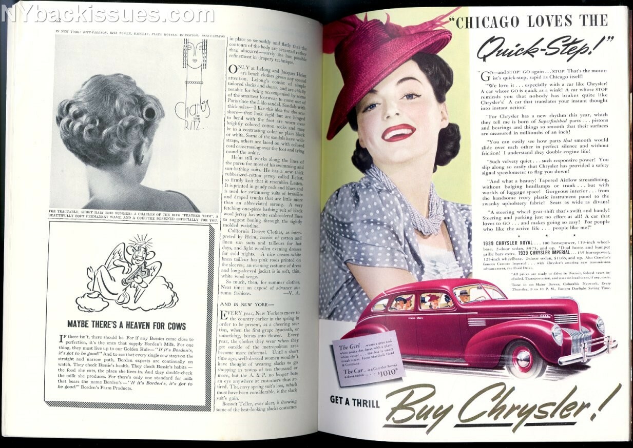New Yorker magazine May 20 1939 Helen Hayes profile Dorothy Thomas FINE