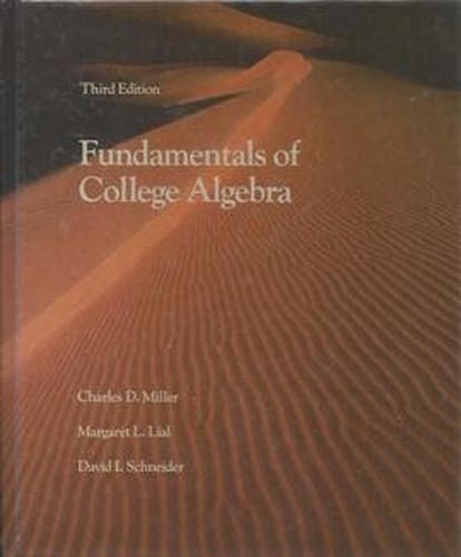 Fundamentals of College Algebr – VERY GOOD