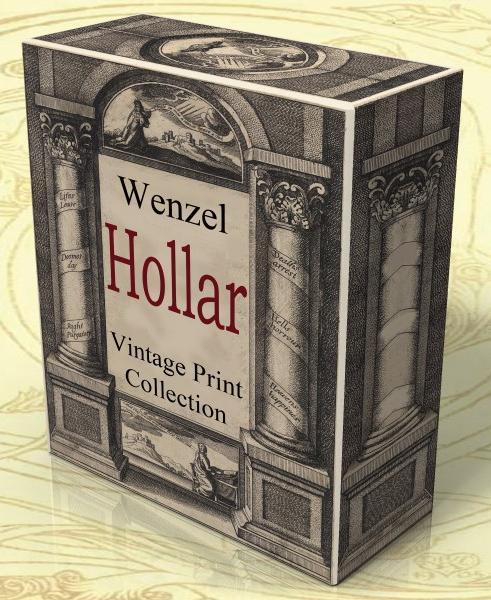 WENZEL HOLLAR 1,979 Vintage Prints Etchings on 2 DVD&rsquo;s! Engravings Illustration