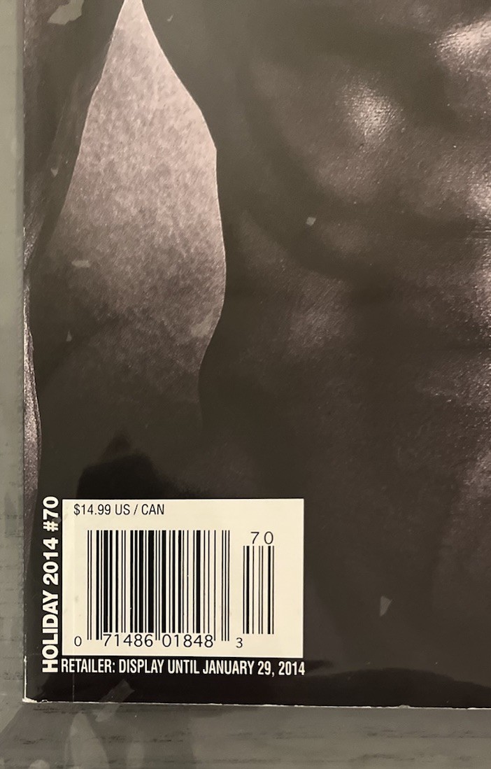 Playgirl Magazine Holiday, 2014. Platinum Collector Edition #70. Thick Size. New