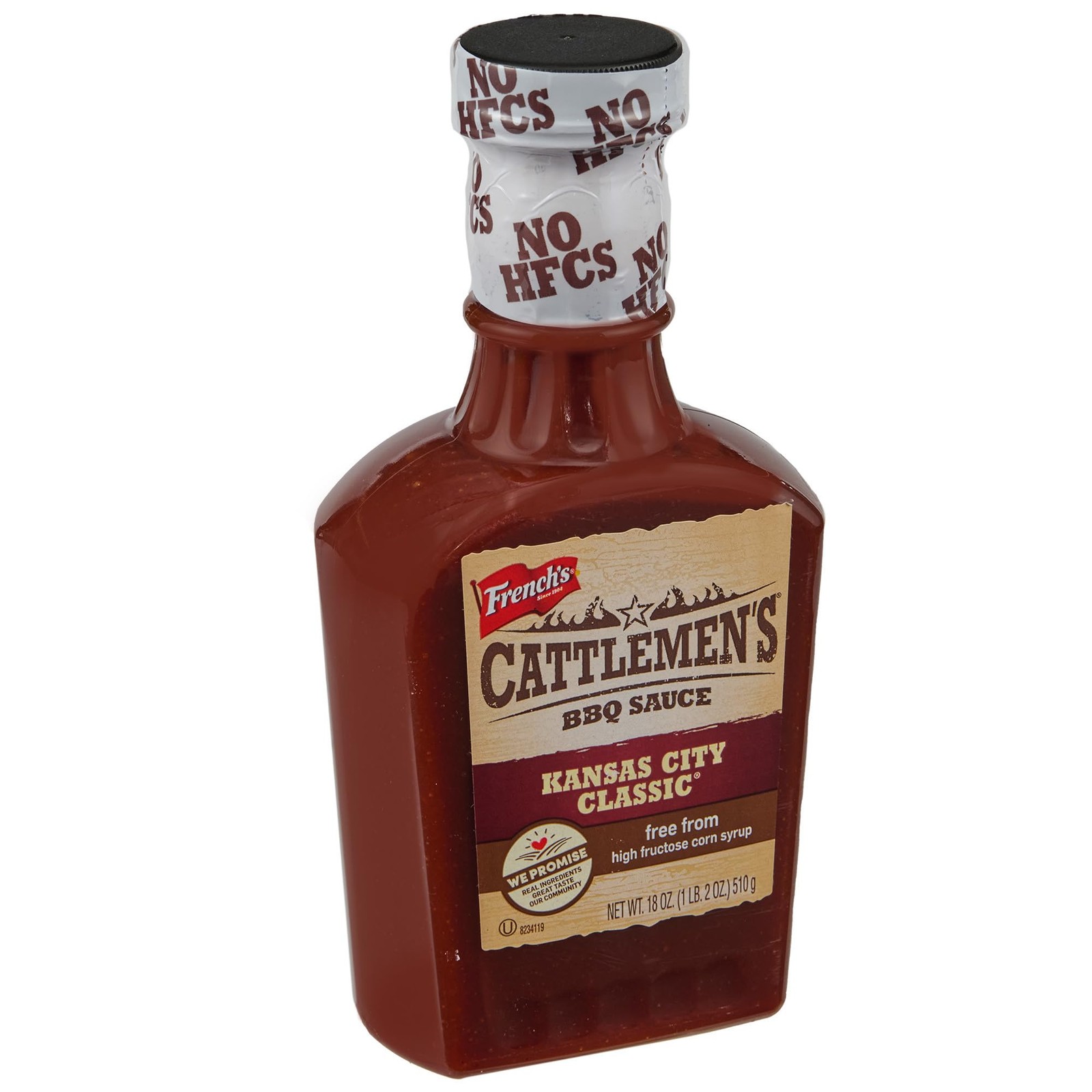 Cattlemen&rsquo;s Kansas City Classic BBQ Sauce, 18 oz 1.12 Pound (Pack of 12)