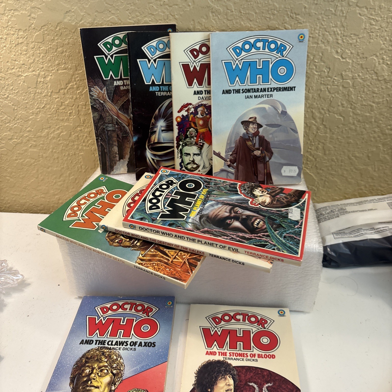 LOT Of 9 VTG 1980s EraDoctor Who 1980&rsquo;s Target Paperback GOOD CONDITION! (bk1