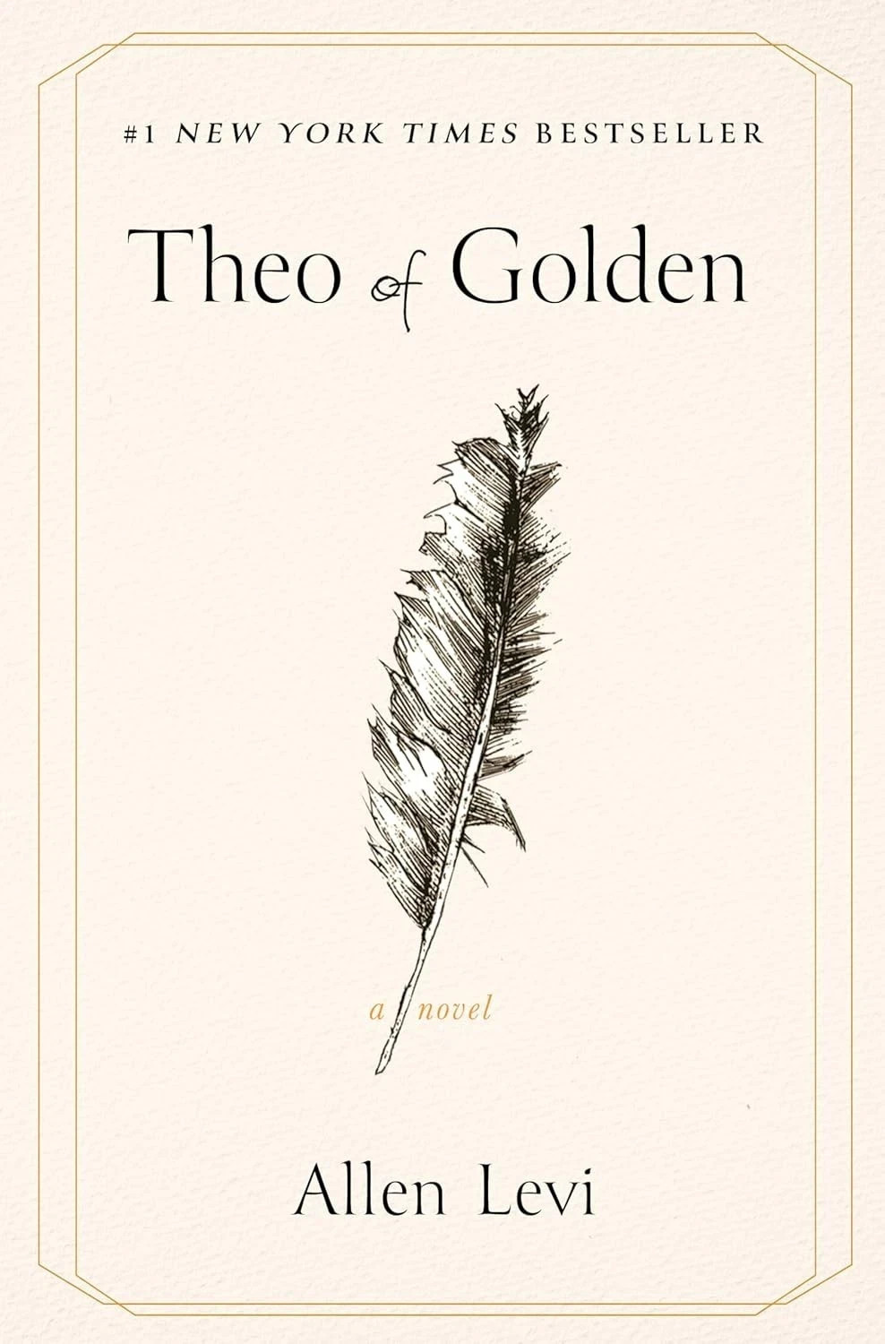 Theo of Golden A Novel by Allen Levi Hardcover New