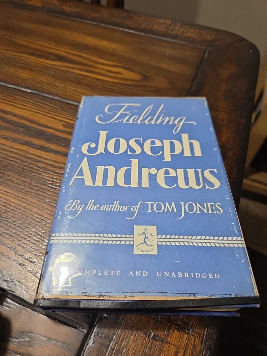 Joseph Andrews By Henry Fielding 1950 Modern Library VG