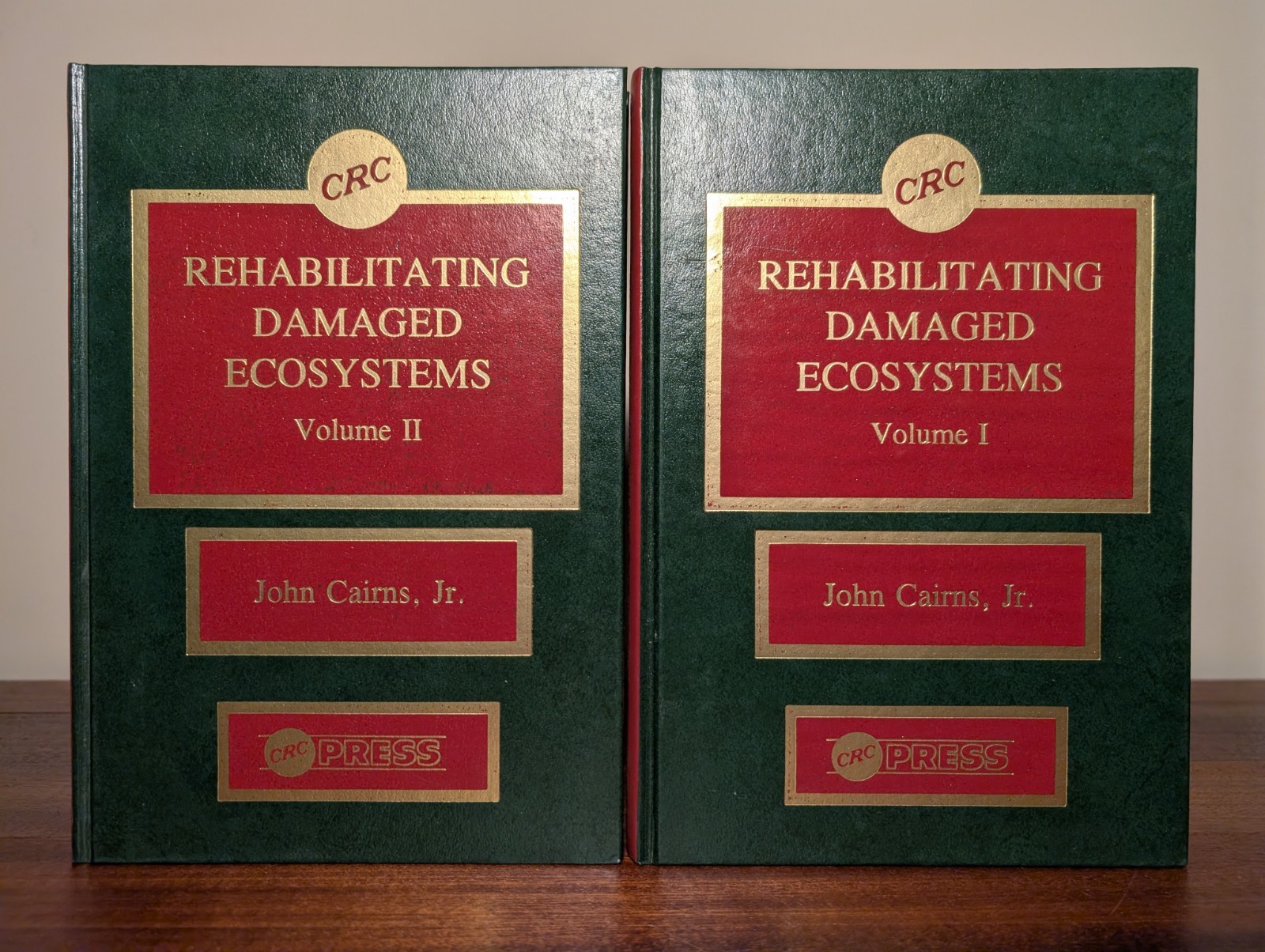 Rehabilitating Damaged Ecosystems Volumes 1 & 2 – John Cairns Jr.