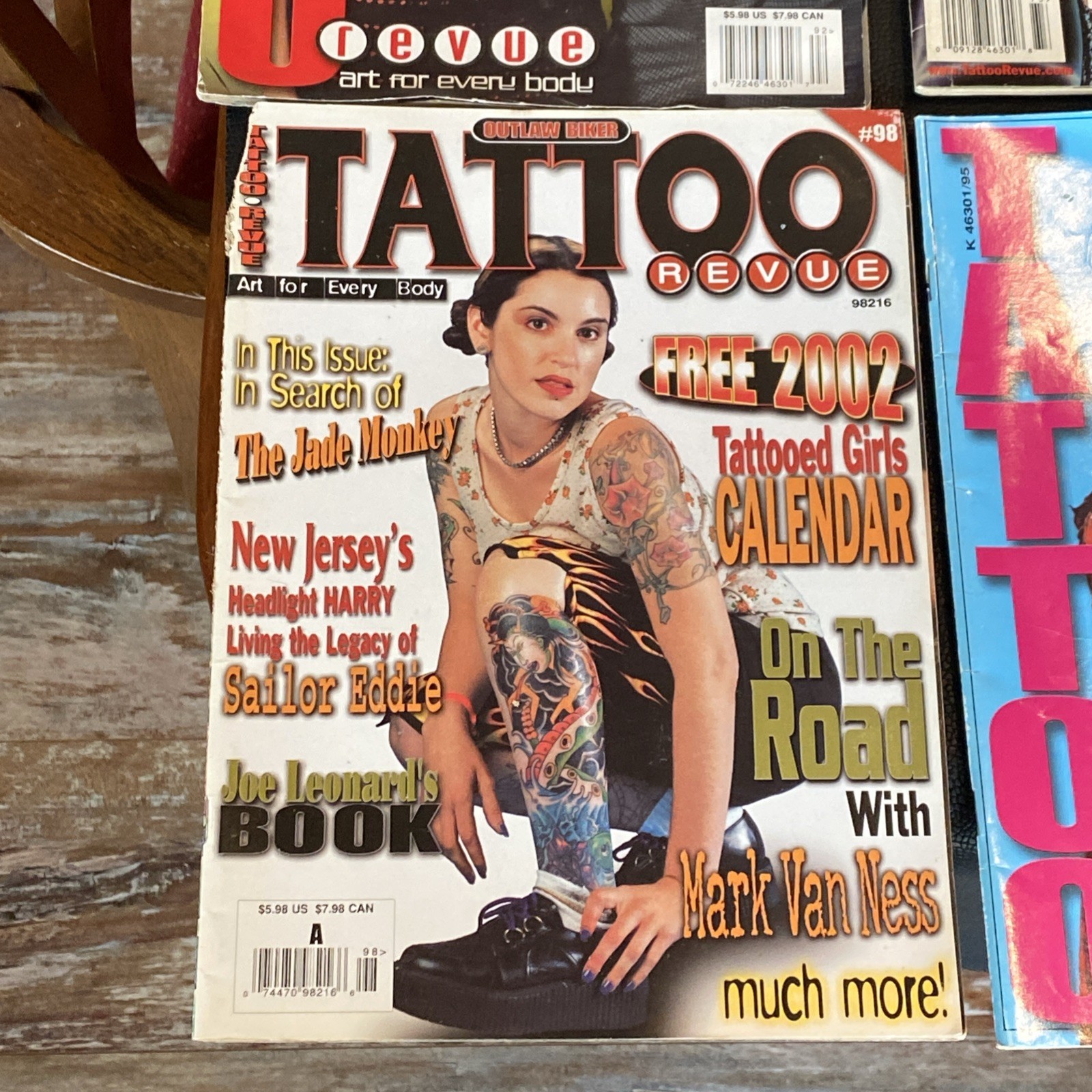 Lot of 17 Issue Vintage Tattoo Revue Magazine Late 1990s 2000s Ink Design Ideas