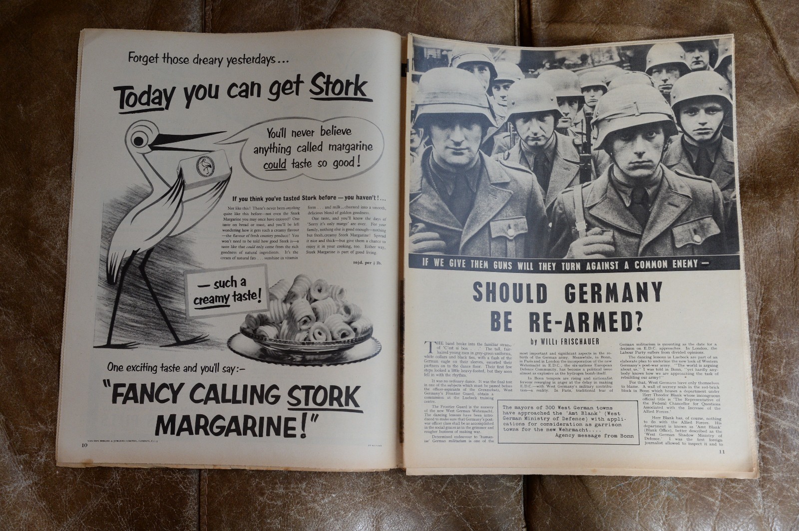 Two Everybodys weekly magazines from 1954