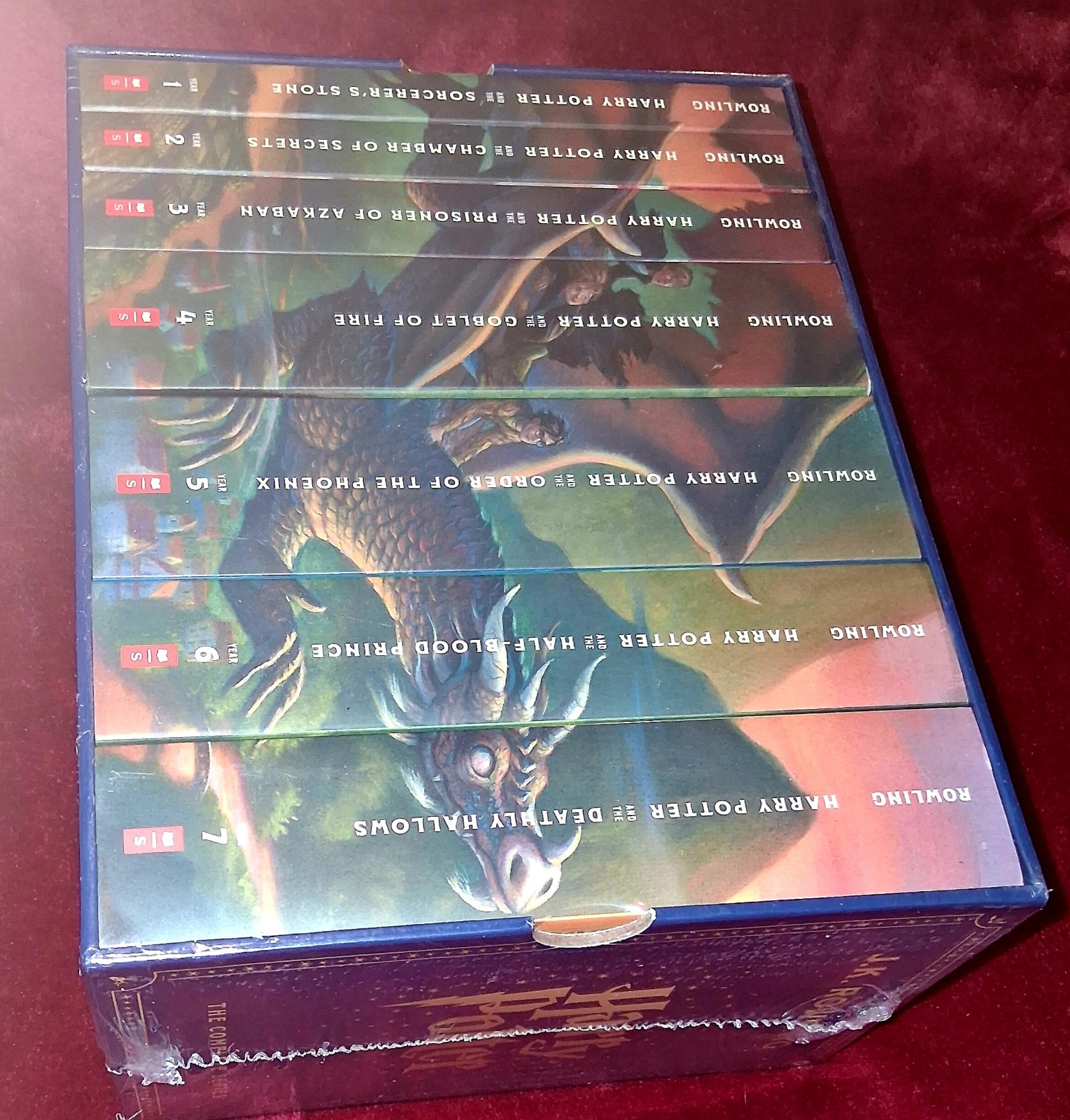 Harry Potter Box Set Paperback Stenciled Edges NEW and SEALED JK Rowling Fantasy