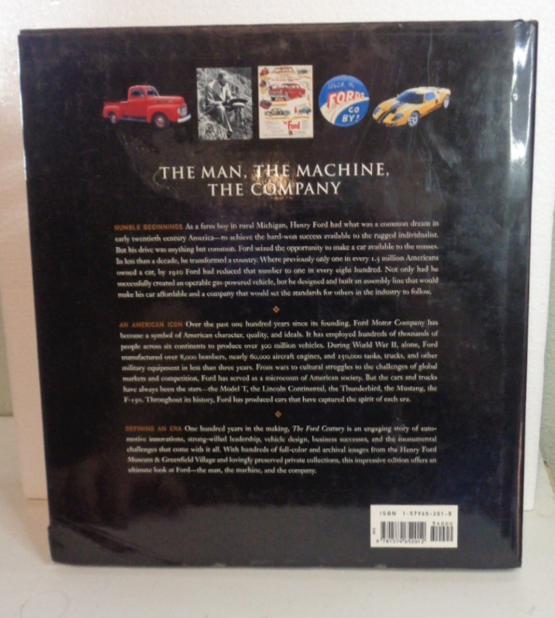 2002 First Edition The Ford Century 272 Pages Of Ford History & Innovations