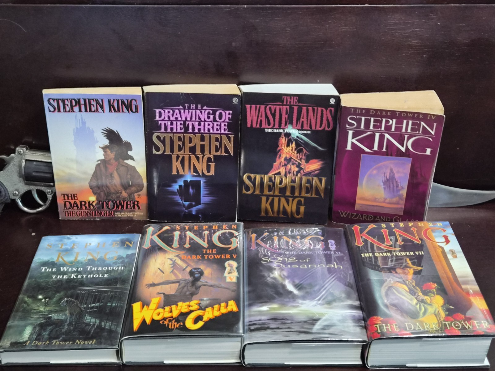 Stephen King The Dark Tower 1-8 First Edition 1st Print Set 1989-2012 VG 8 Book