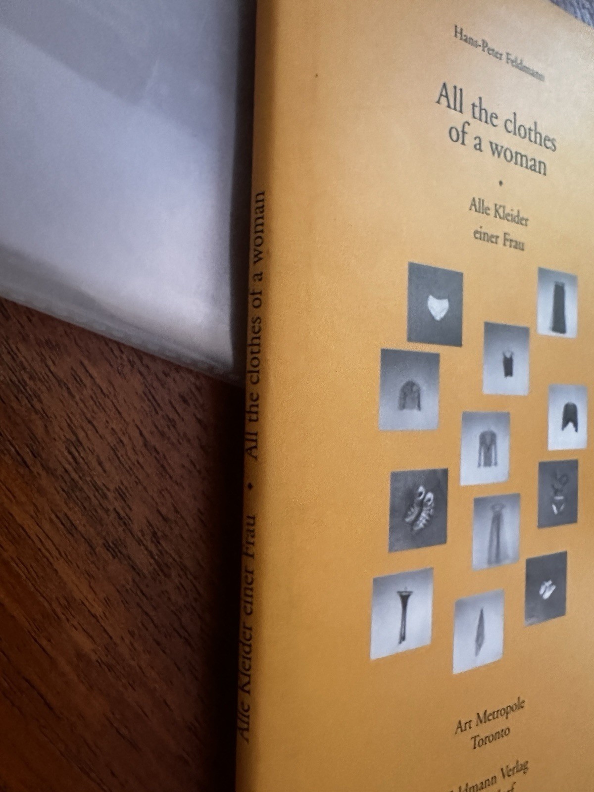 All The Clothes of A Woman (Hans Peter Feldmann) Paperback Book