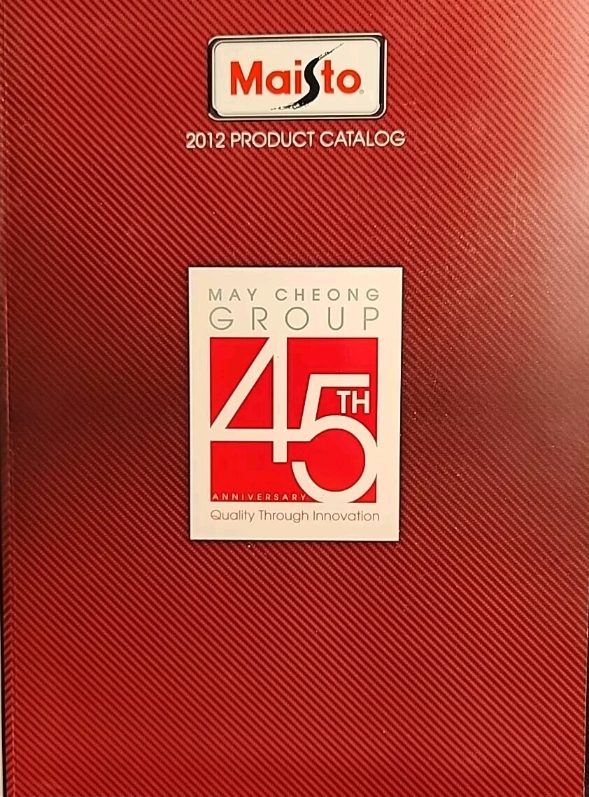 Maisto 2012 Product Catalog 45th Anniversary Cars Trucks Toys Models 112 Pages