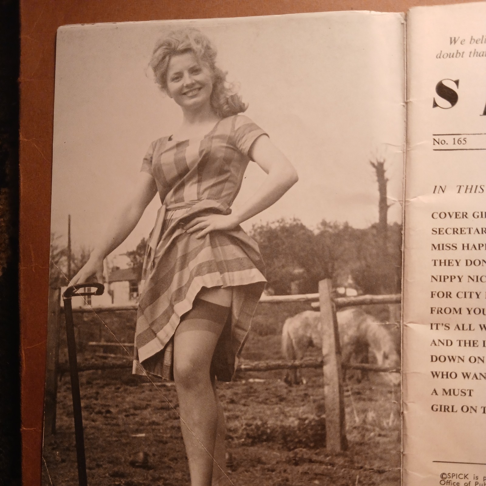 spick Vintage Magazines Non Full Nudity issues number 165