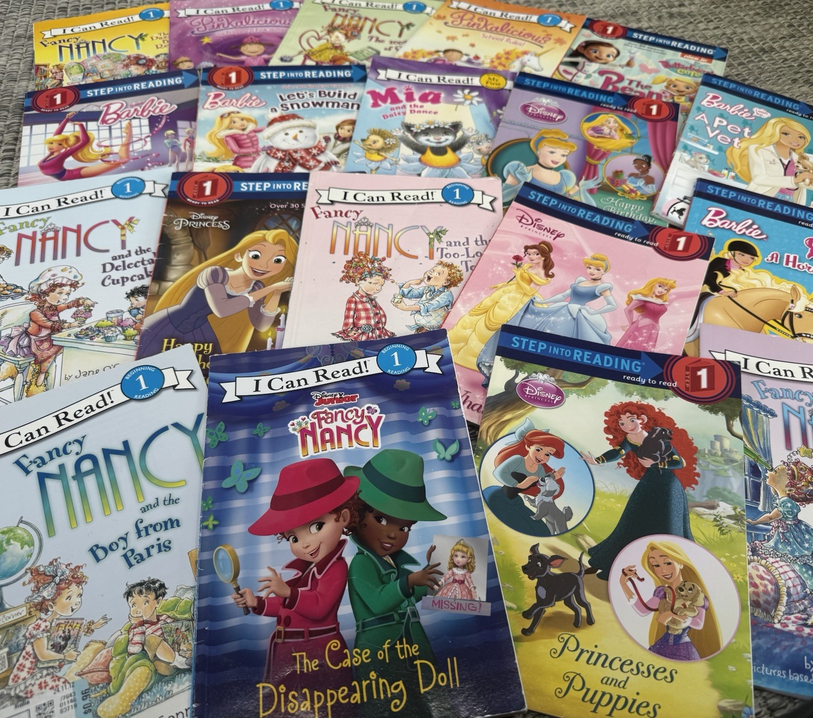 FOR GIRL Random Lot of 12 Level 1 Step Into Reading | I Can Read | Learn To Read