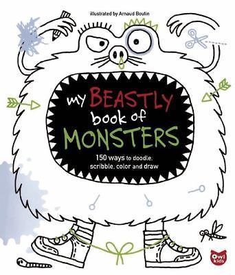 My Beastly Book of Monsters: 150 Ways to Doodl- 9781897349816, paperback, Boutin