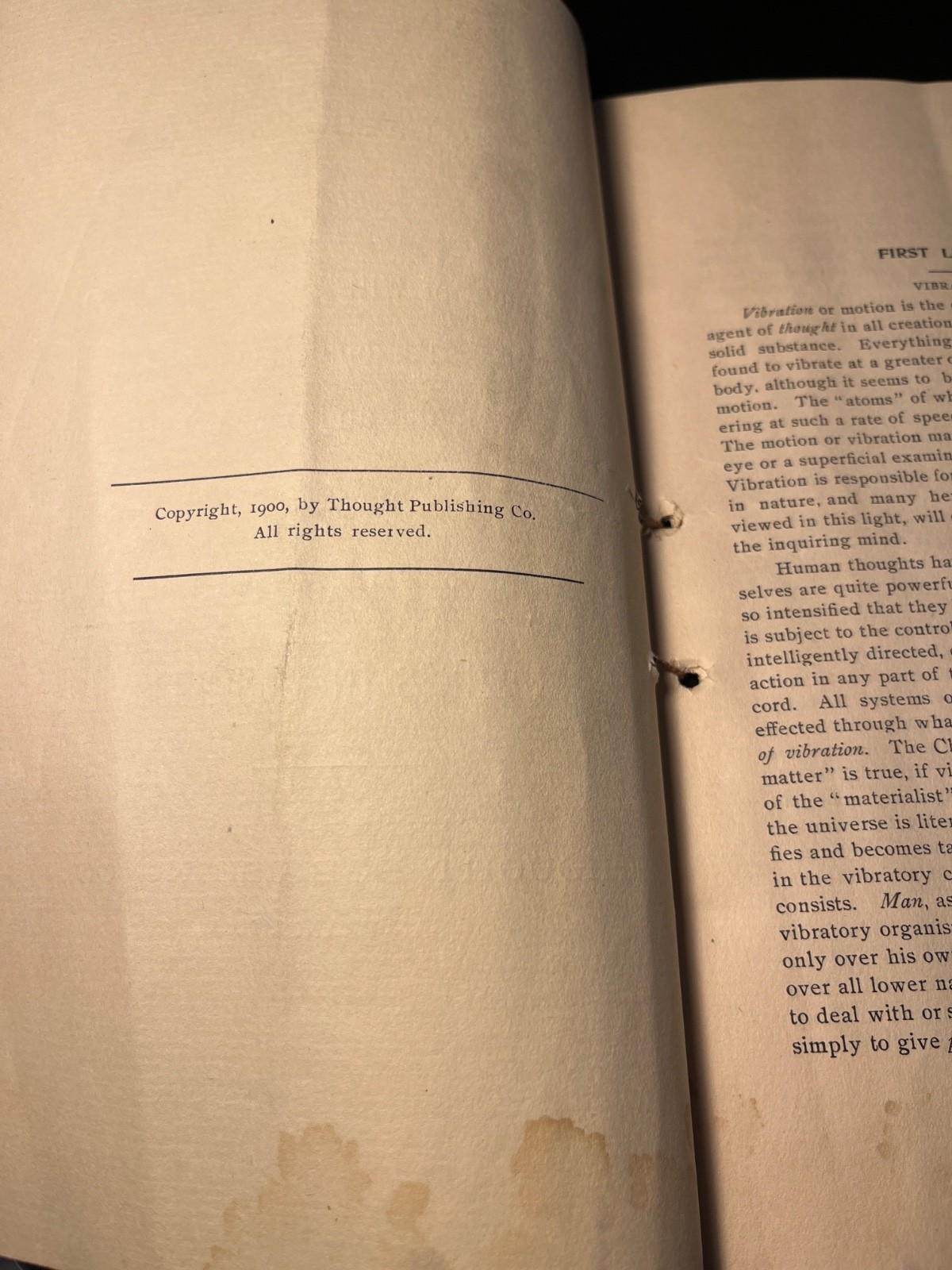 Lessons Of The Mind & In Business 1900