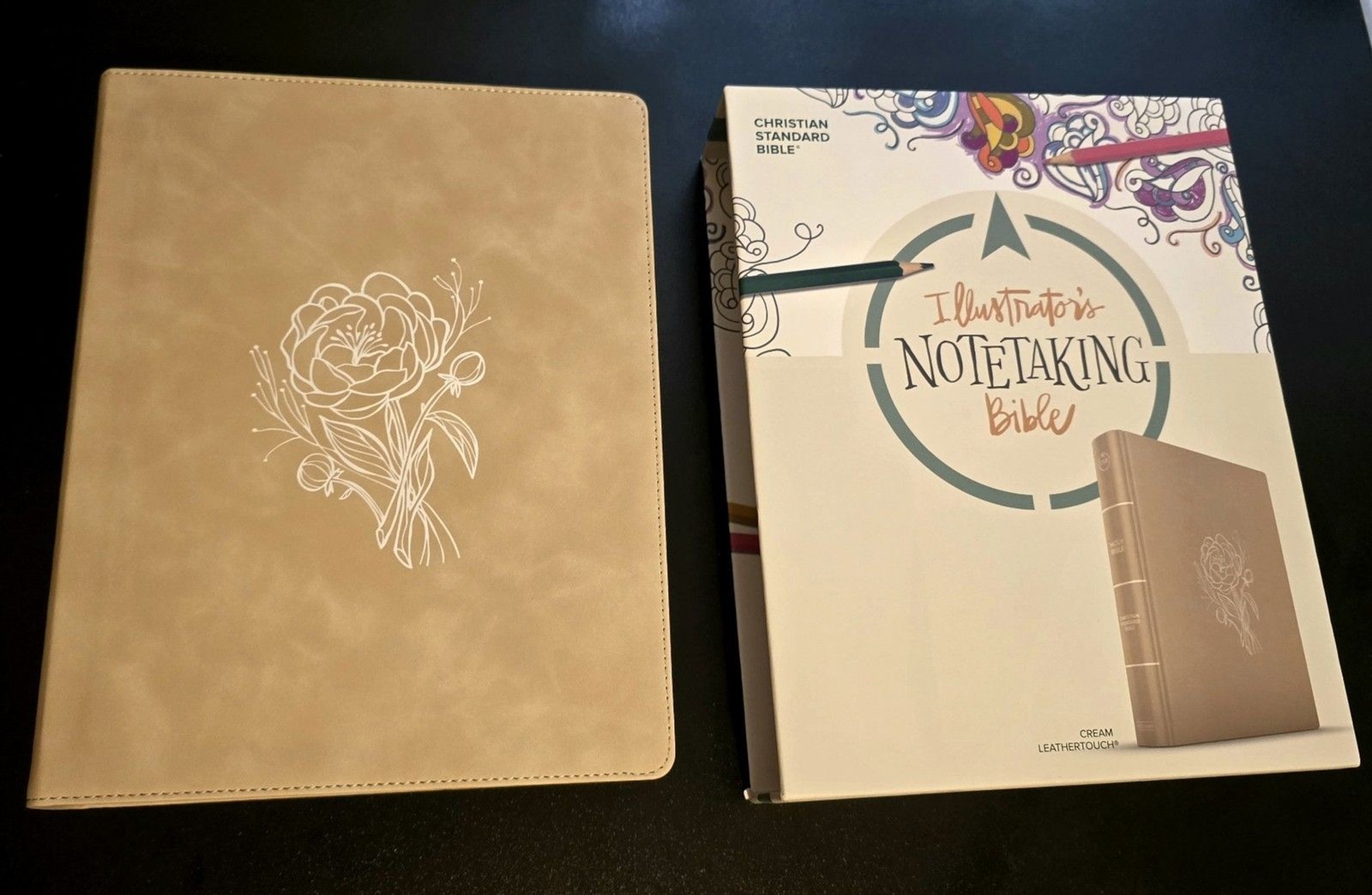 CSB Illustrator’s 2020 Notetaking Bible LG Print Edition Cream LeatherTouch NIB