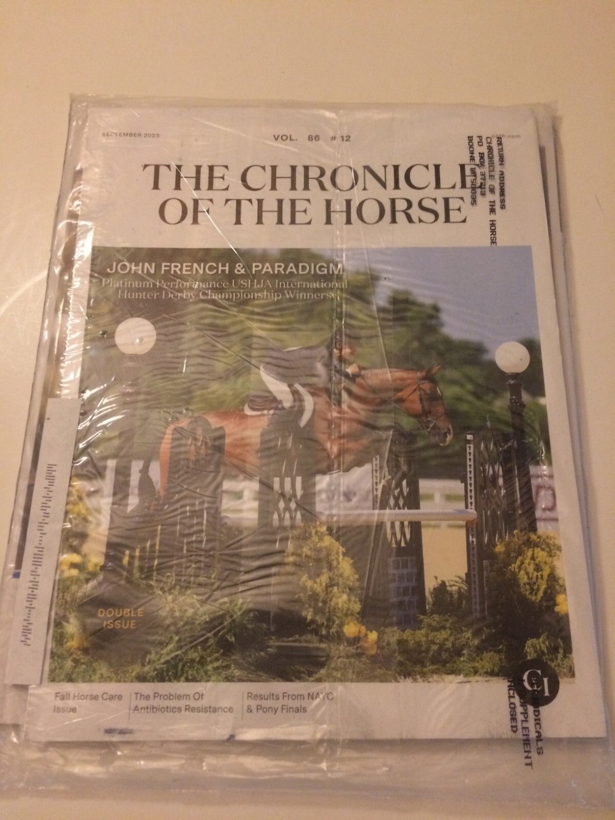 Chronicle of the Horse Magazine~NEW~$3 Each~June July/Aug Sept Oct/Nov 2024