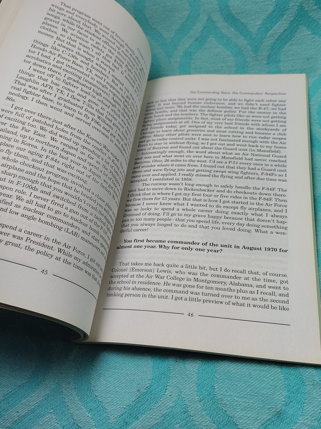 Rare The Commanding Years The Commanders Perspective 1949-1998 By Philip M Brown