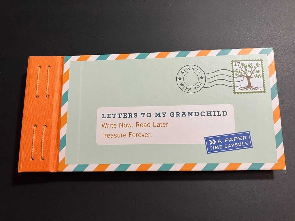 NEW Letters to My Grandchild Hardback Book 3.75 x 8 inches *Paper Time Capsule »