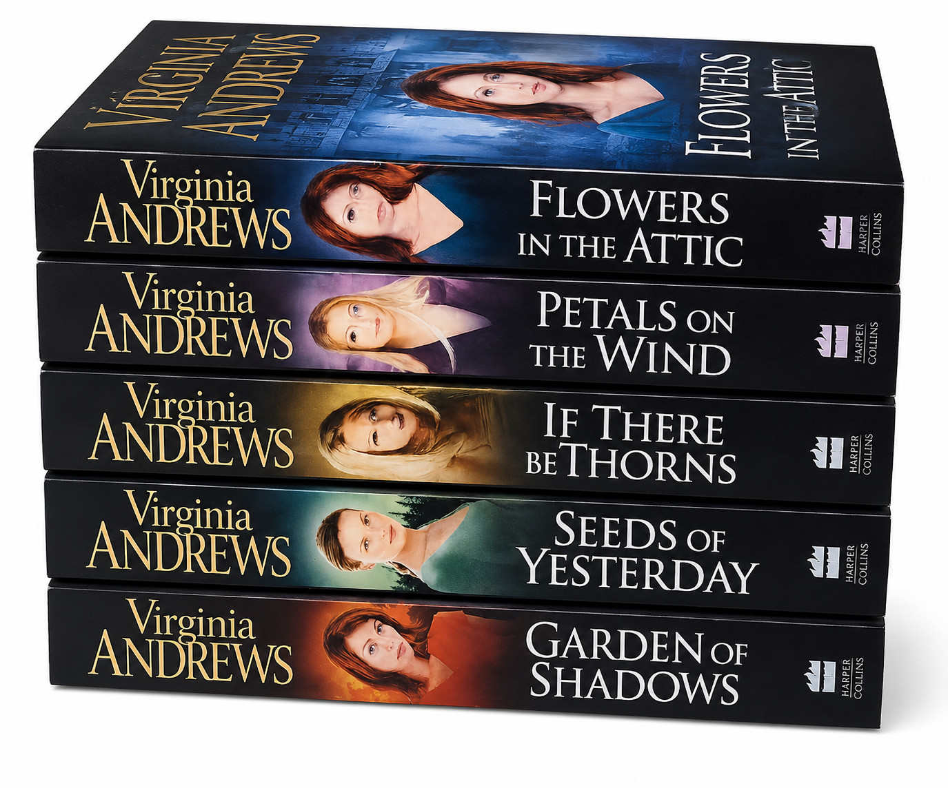V.C. Andrews Flowers in the Attic Series 5 Book Set Paperback Collection Gothic