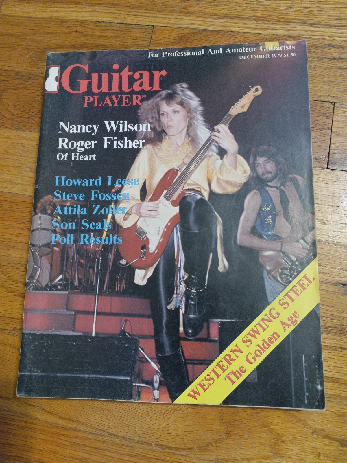 Guitar Player Magazine December 1979 Nancy WIlson Roger Fisher Heart