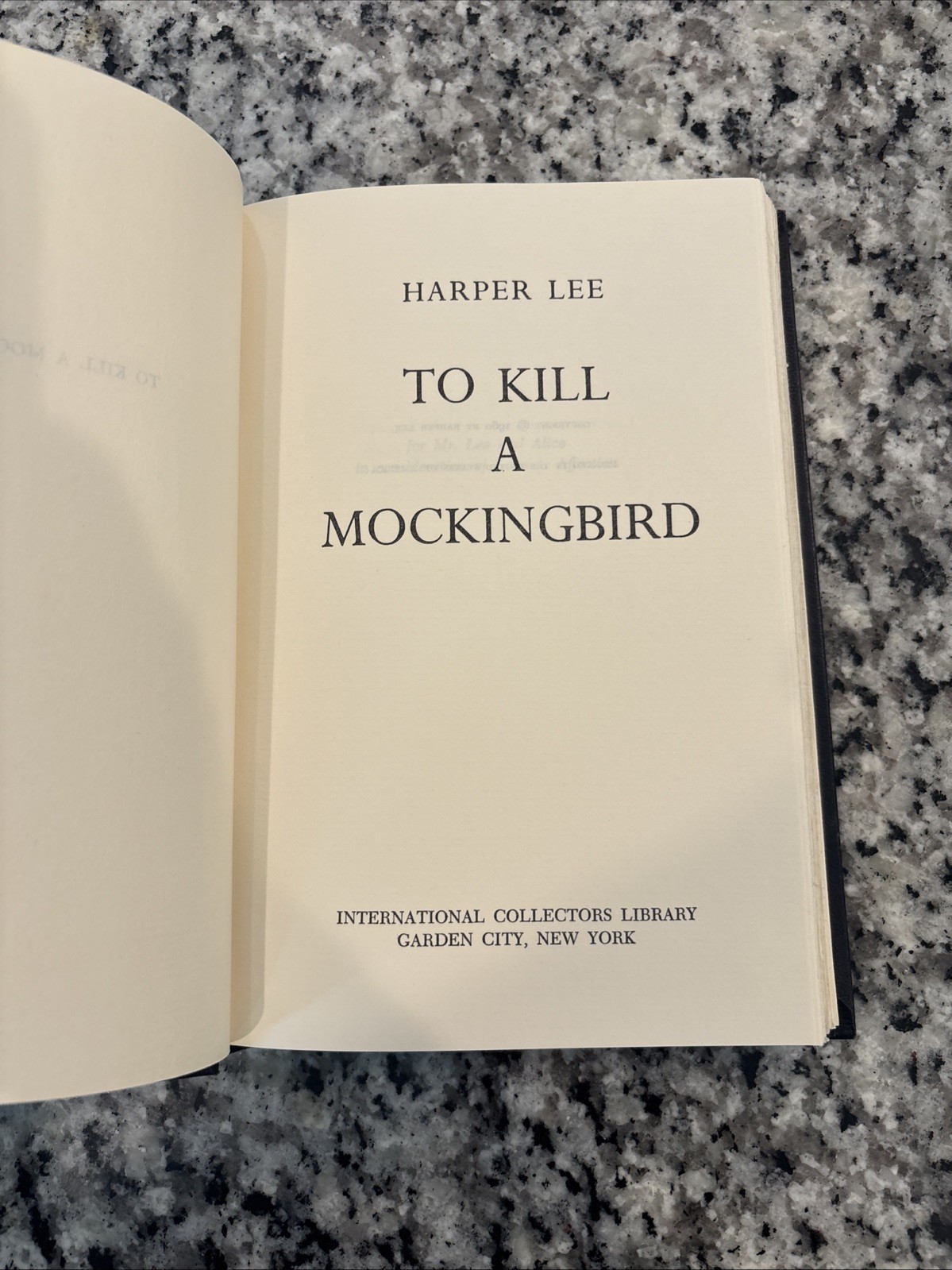 To Kill a Mockingbird by Harper Lee International Collectors Library 1960 HC