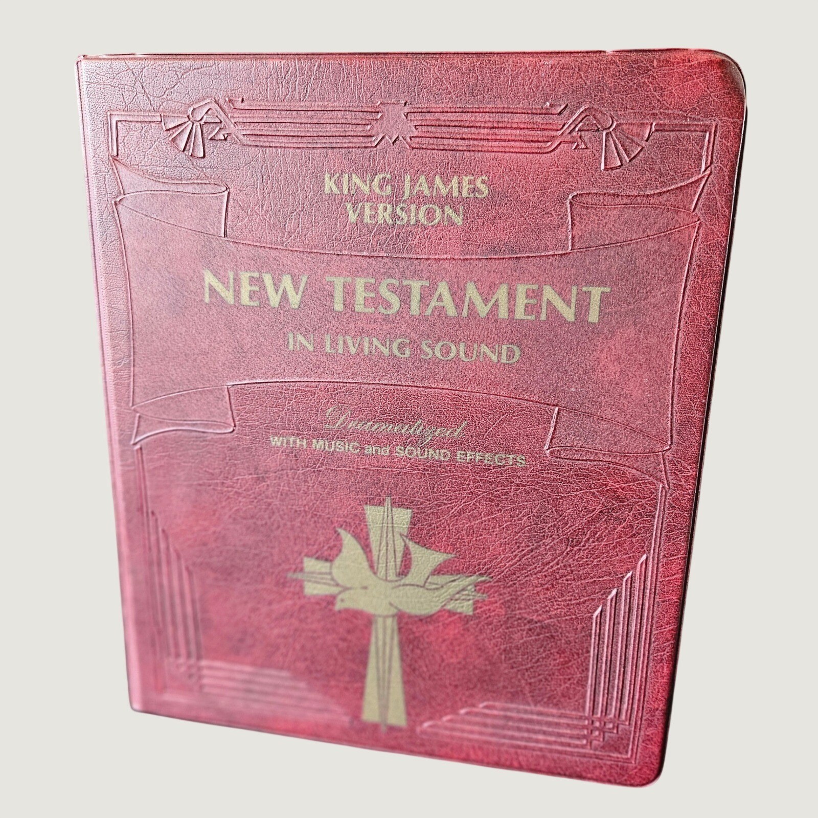 World Bible Society NEW TESTAMENT IN LIVING SOUND Cassette Set COMPLETE KJV