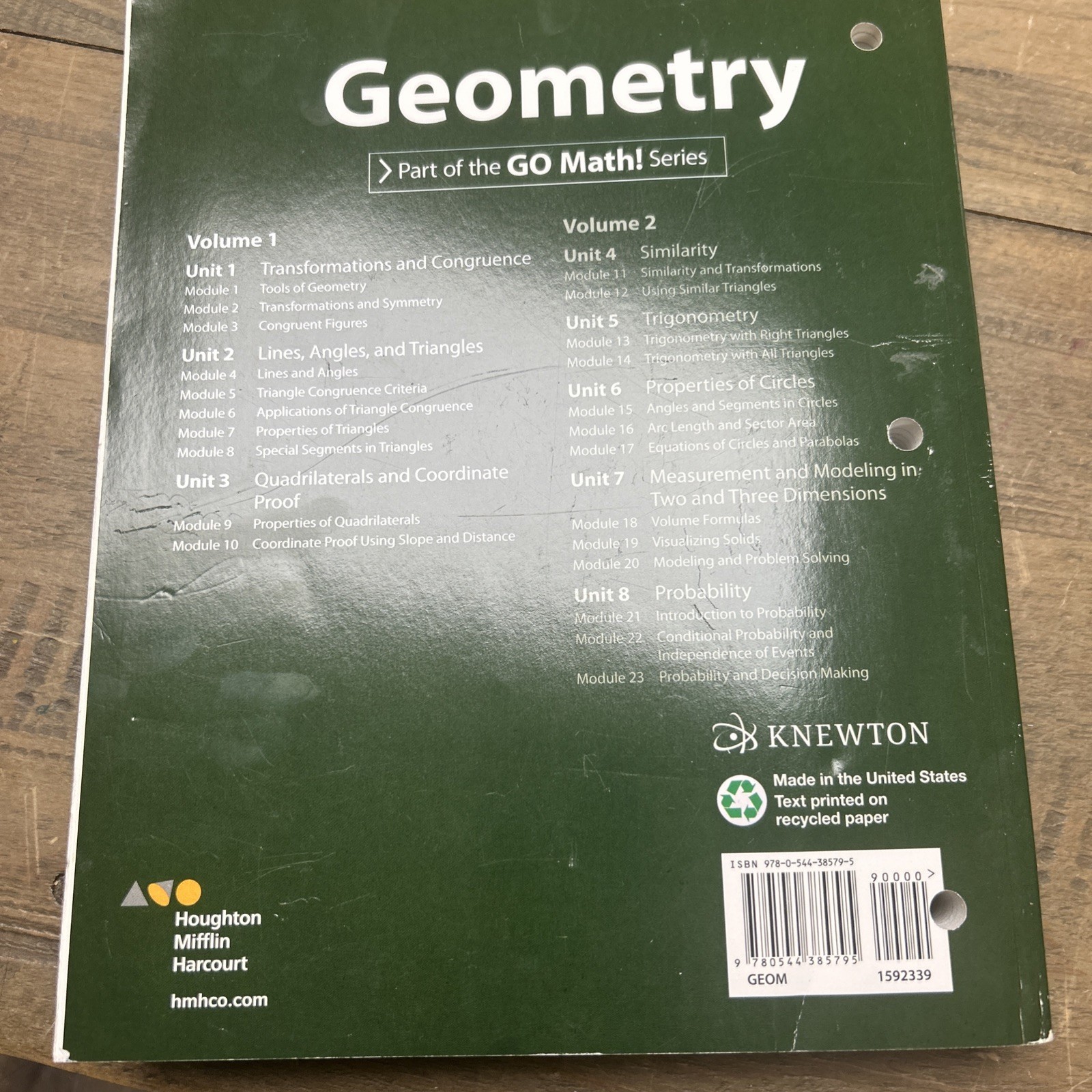 Geometry Volume 1 Houston