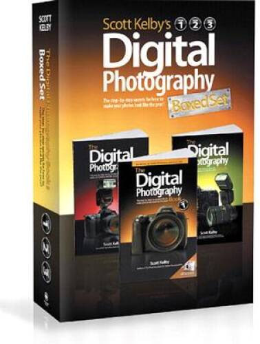 Scott Kelby&rsquo;s Digital Photography Boxed Set, Volumes 1, 2, and 3 – GOOD